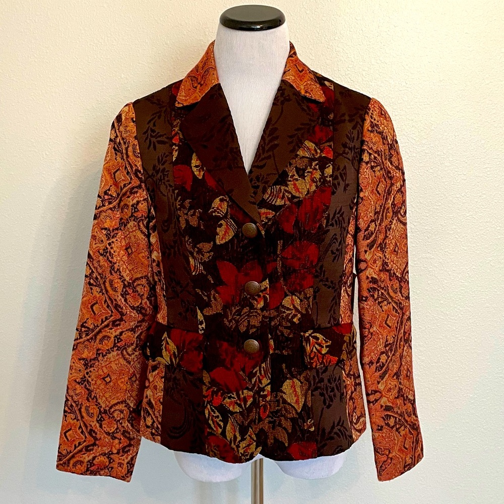 Coldwater Creek Chenille Blazer